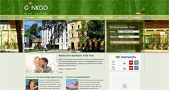 Desktop Screenshot of ginkgohotel.hu